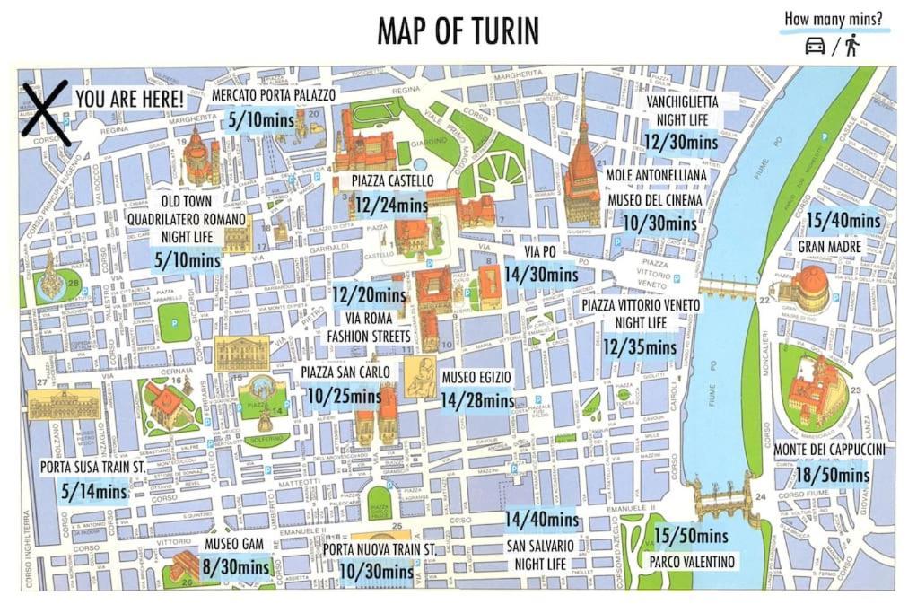토리노 Old Town-Porta Susa Free Parking Modern Flat X6 아파트 외부 사진